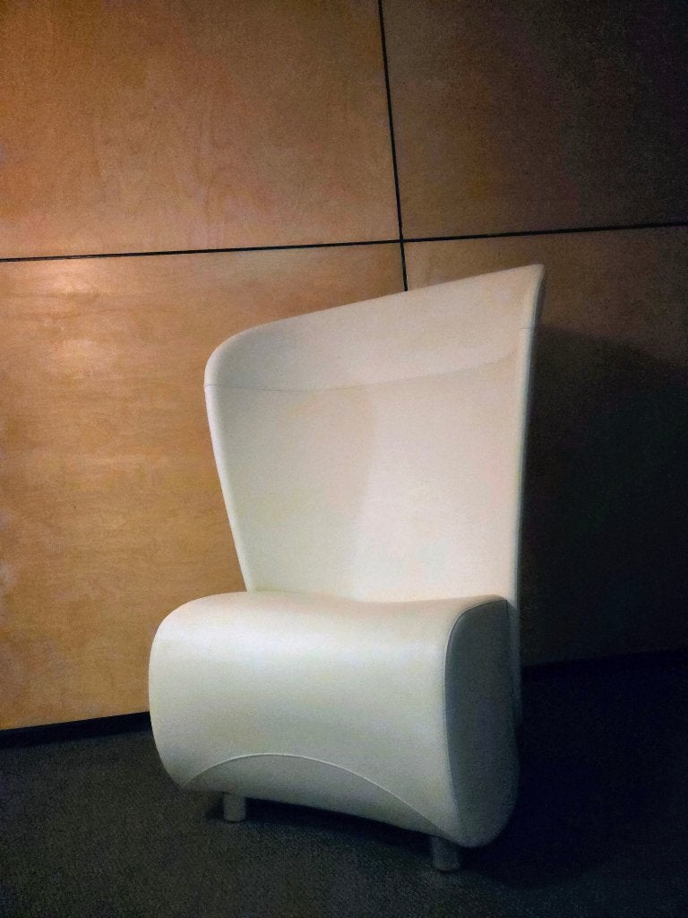 Koccola Plus Kastel wit leer, Ophalen, Modern Design, Zo goed als nieuw, 75 tot 100 cm