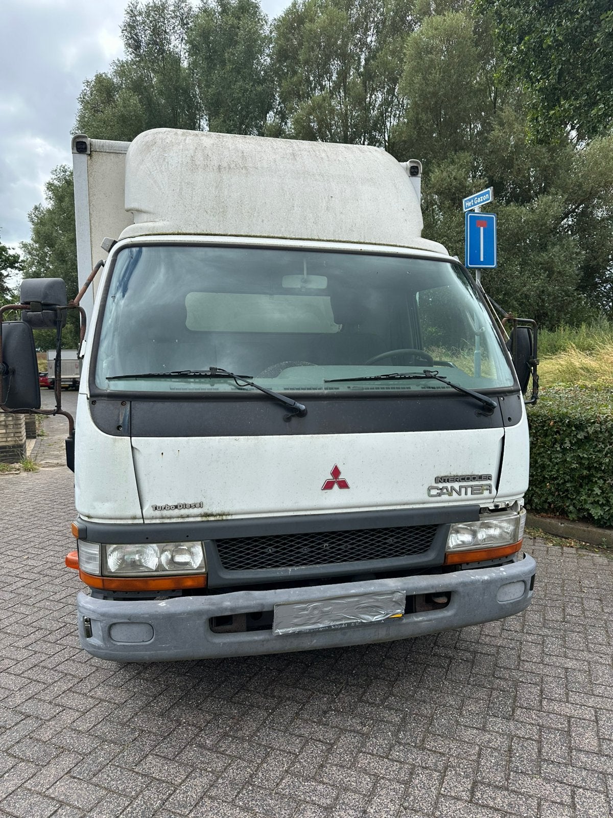 Mitsubishi Canter Fe649c6sl/e6sl/f6sl/f6wsl 2003, Auto's, Bestelauto's, 1780 kg, Achterwielaandrijving, Wit, Origineel Nederlands