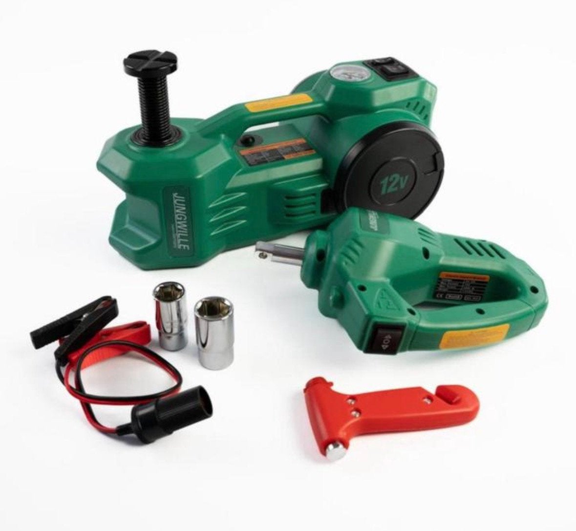 Nieuwe jungwille 3 in 1 reis set 12 volt Krik slagsleutel, Auto diversen, Ophalen, Nieuw