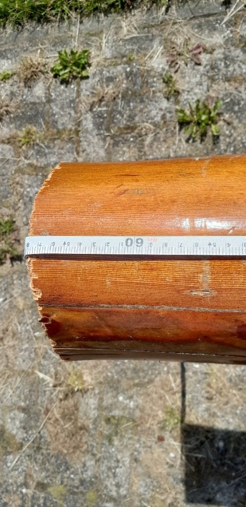 Houten giek, 667cm lang, Ophalen, Zo goed als nieuw, Tuigage en Masten, Zeilboot