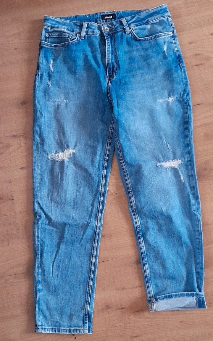 Shoeby jeans baggy blauw zgan maat 40/42 33, Kleding | Dames, Blauw, Overige jeansmaten, Ophalen of Verzenden, Zo goed als nieuw