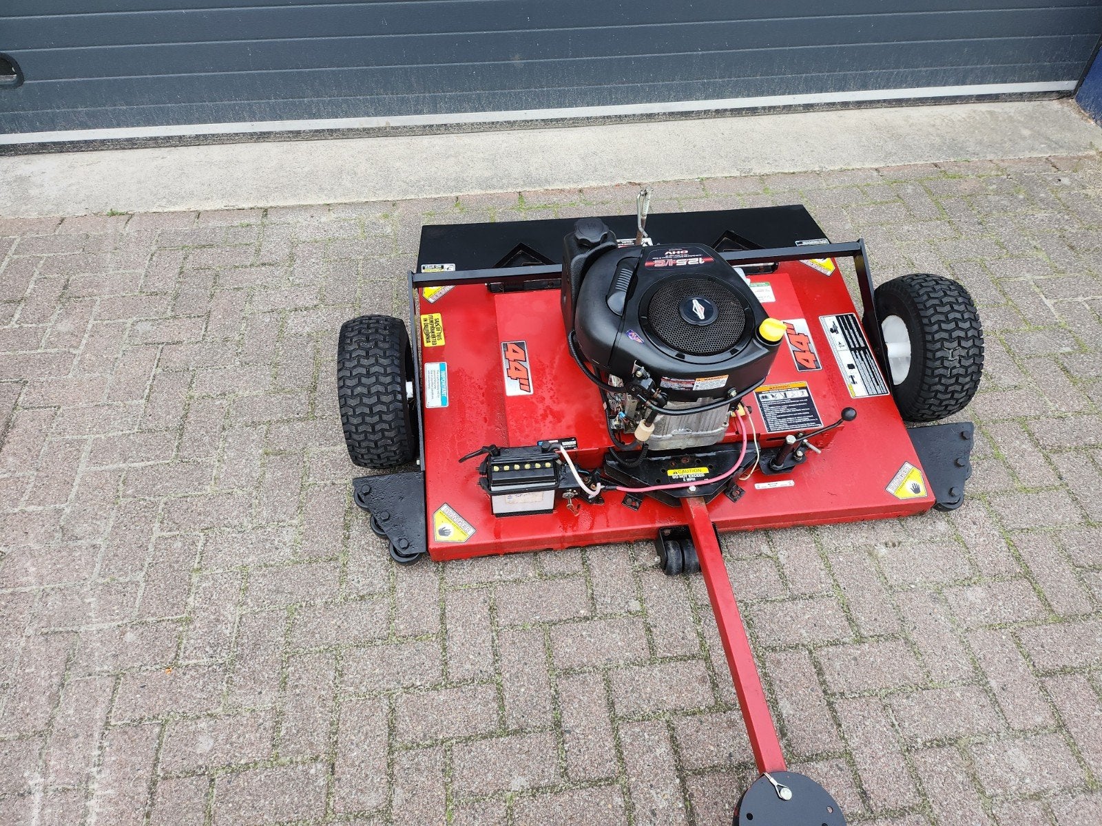 Getrokken gazon maaier bloter , Ophalen, Zo goed als nieuw, 50 cm of meer