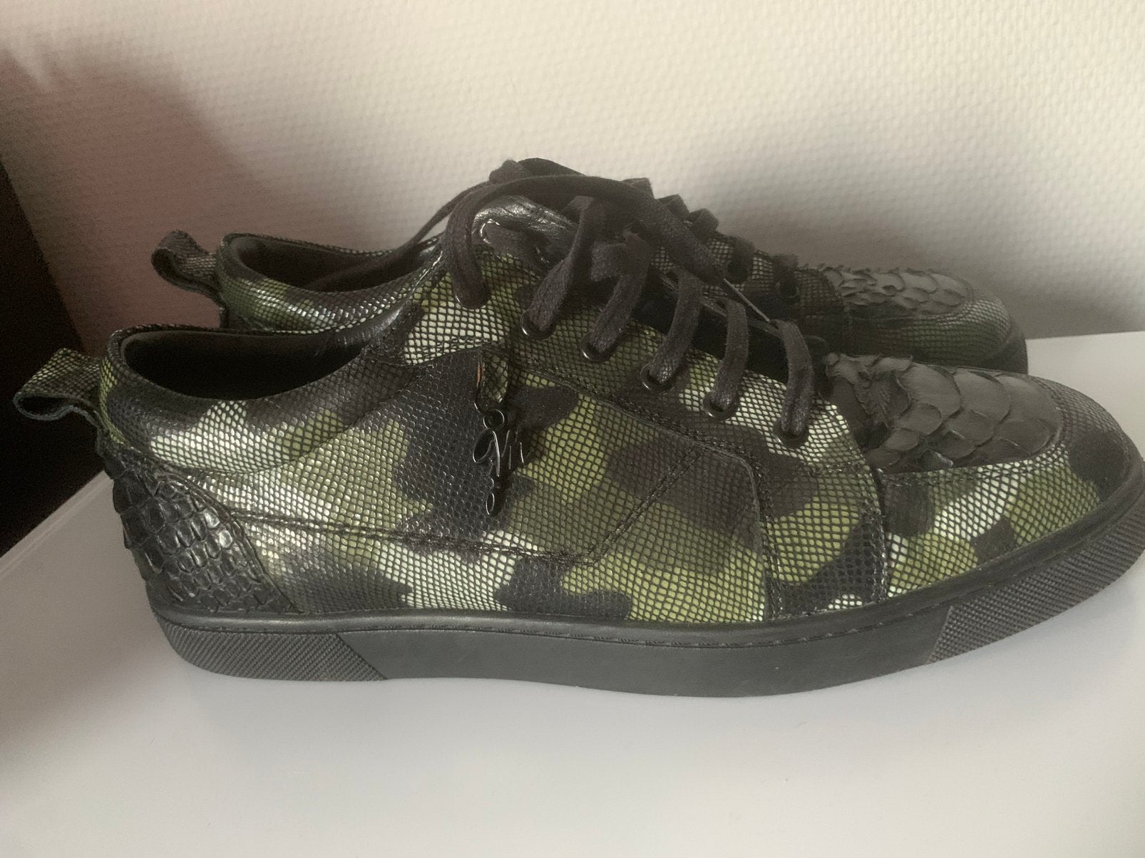 Jmeserine Leger snake leer 44, Verzenden, Zwart, Boots, Zo goed als nieuw