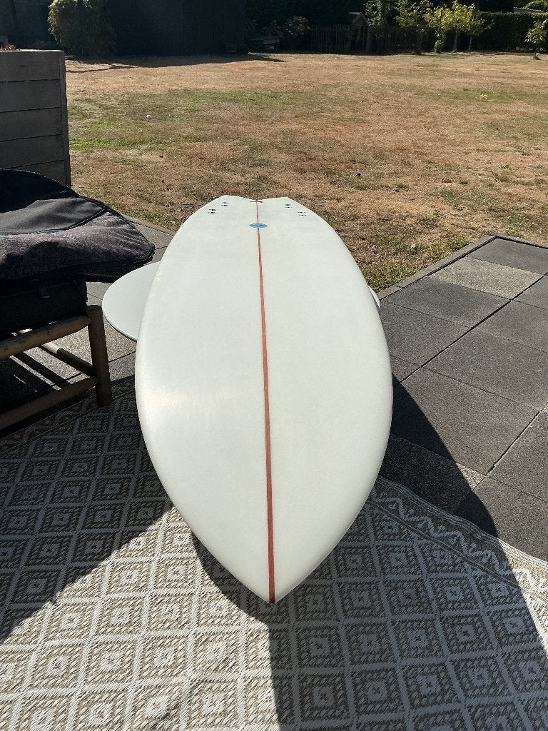 6’5 Josh Hall quad fish te koop/ruil, Watersport en Boten, Golfsurfen, Ophalen, Zo goed als nieuw, Fish