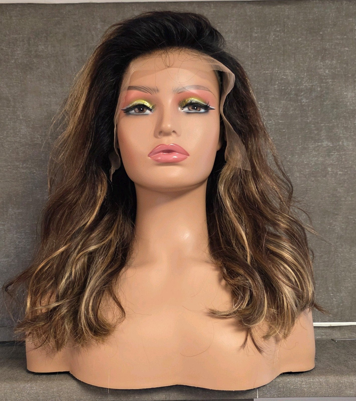 lace wig echt haar, Ophalen of Verzenden, Nieuw, Pruik of Haarverlenging