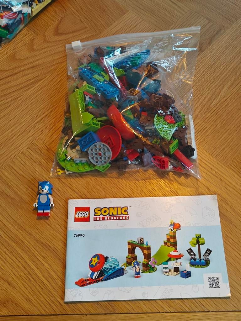 Lego 76990 Sonic the hedgehog speedster lightning, Overige thema's, Lego, Ophalen of Verzenden, Complete set