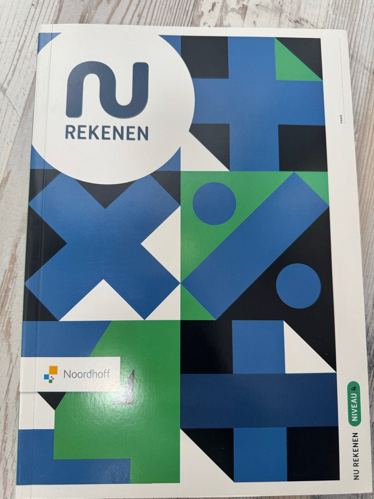 Nu Rekenen Niveau 4 - Noordhoff, Verzenden, Zo goed als nieuw, Overige niveaus, Wiskunde A