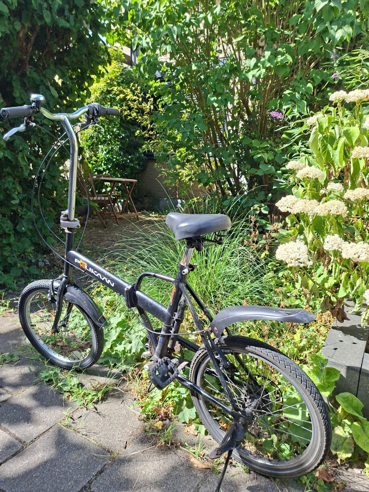 Pelikaan vouwfiets (20 inch), 20 inch of meer, Gebruikt, Velgrem, Totaal opvouwbaar