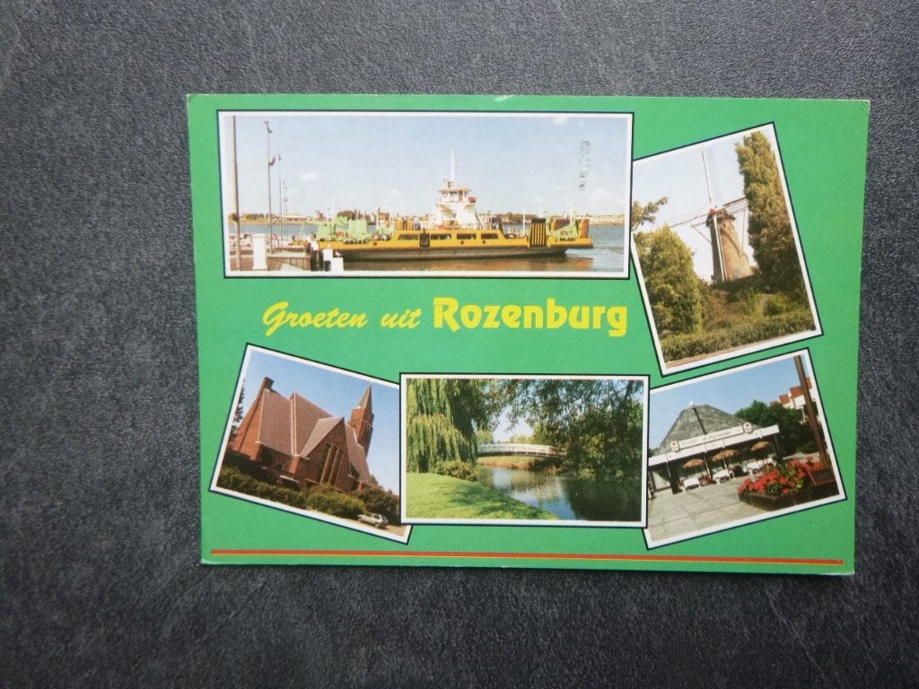Rozenburg, veerpont/molen, Verzenden, 1980 tot heden, Gelopen, Noord-Brabant