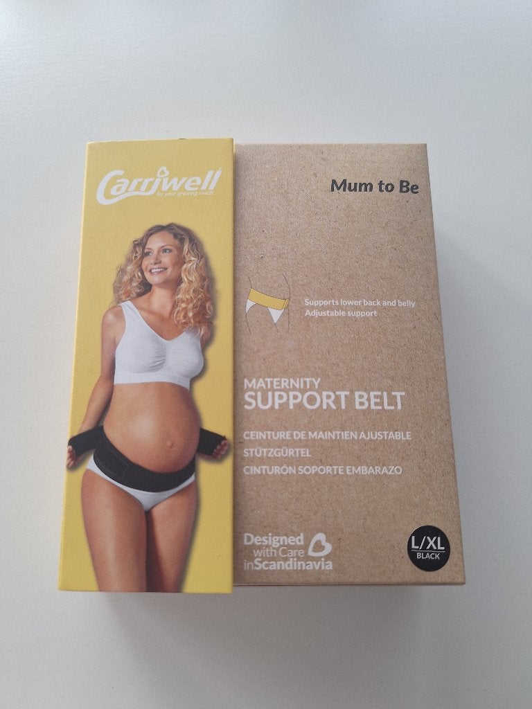 Carriwell verstelbare buikband zwart L/XL, Ophalen of Verzenden, Zo goed als nieuw