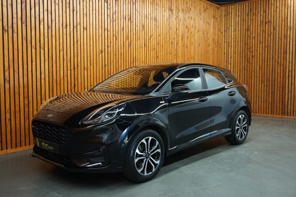 Ford PUMA 1.0 EB HYB. ST-LINE Apple Carplay Lane Assist, 125 pk, Huisgarantie, Met garantie (alle), Zwart