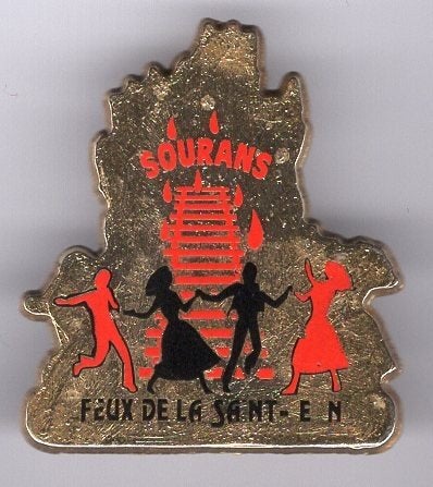 Sourans feux de la sant- E N koper dans PIN ( BLAD0_074), Verzamelen, Ophalen of Verzenden, Nieuw, Stad of Land, Speldje of Pin