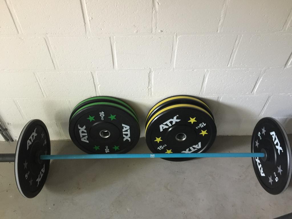 Barbell/ Halter Dames 15kg, Sport en Fitness, Fitnessmaterialen, Ophalen, Zo goed als nieuw, Halterstangen
