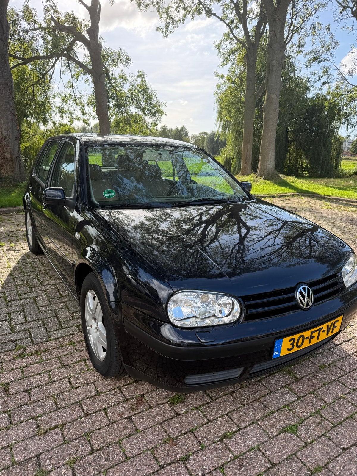 Volkswagen Golf 2.3 V5 Automaat | UNIEK | NAP | Nieuwe APK, Auto's, Beige, 150 pk, Blauw, 650 kg