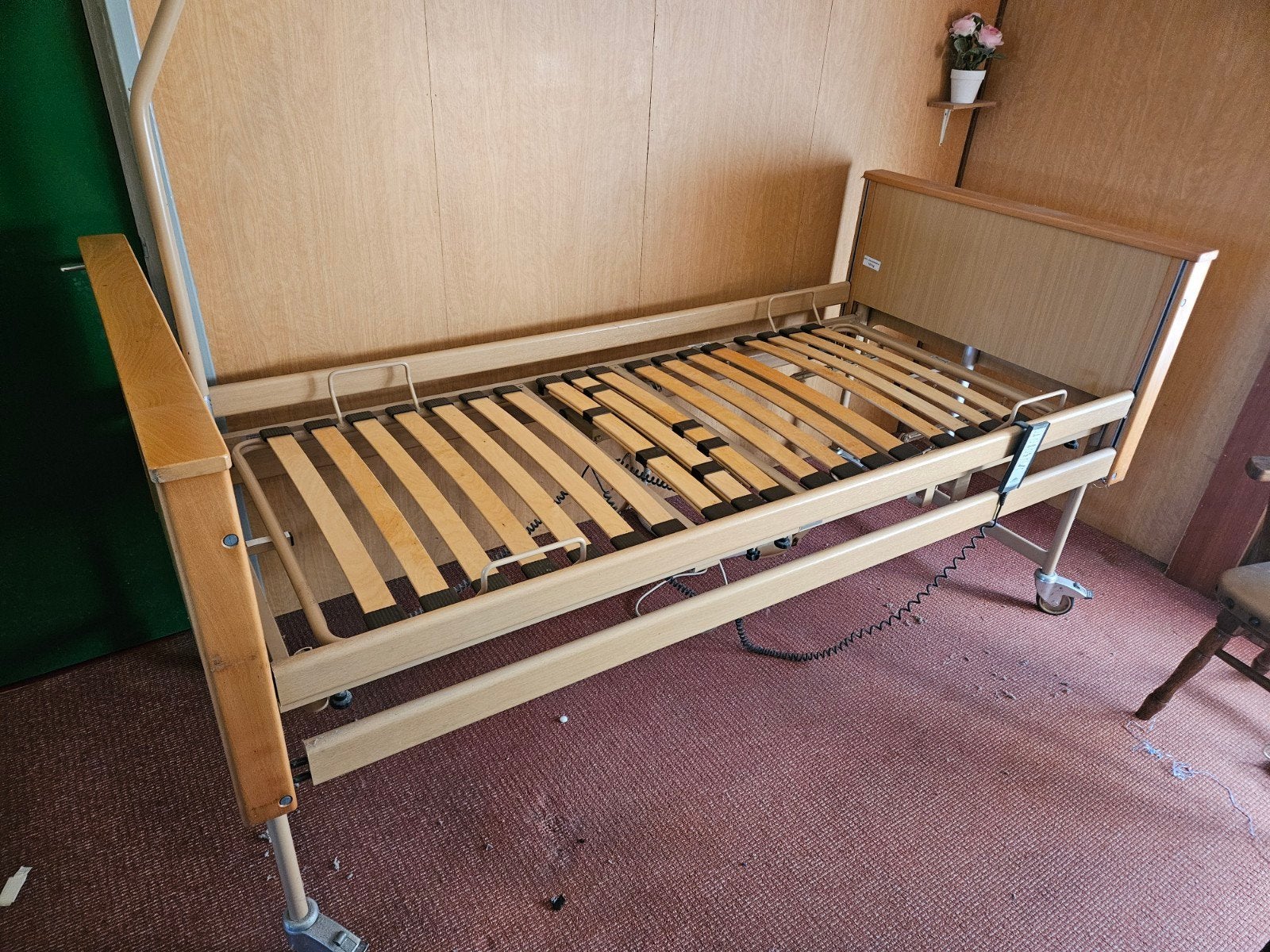 Hoog/laag bed met speciaal matras, Ophalen, 90 cm, Eenpersoons, 200 cm