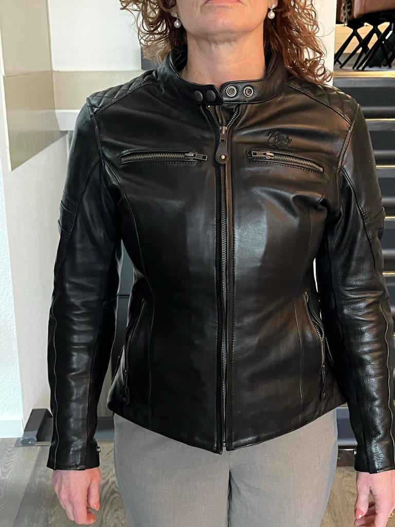 Rusty Stitches Super Joyce❤️ Dames Leren Motorjas maat 36/38, Ophalen of Verzenden, Tweedehands, Dames, Jas | leer