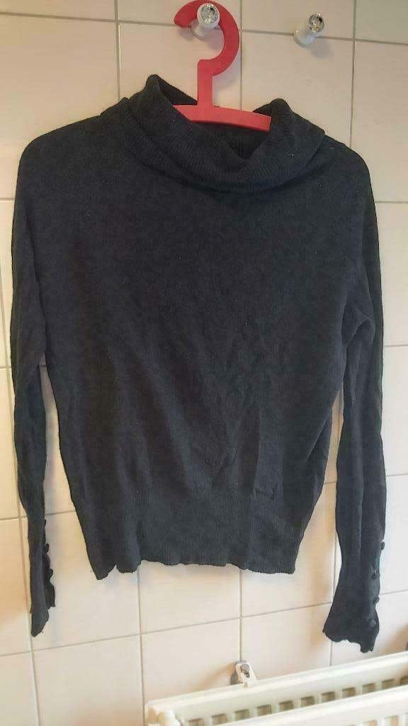 Coltrui met losse col, Kleding | Dames, Mango, Zwart, Ophalen of Verzenden, Maat 36 (S)