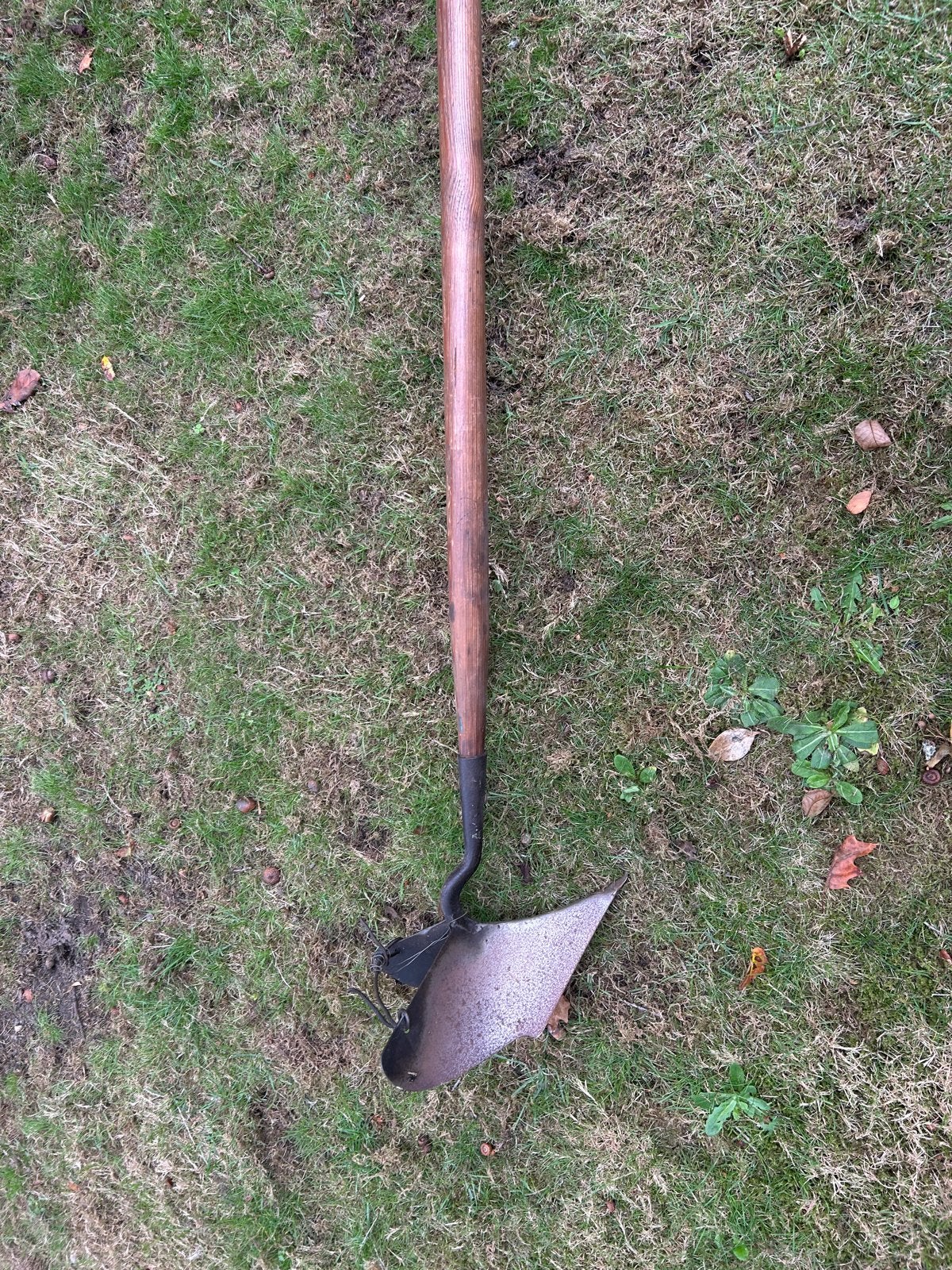 Oude aardappelploeg/handploeg houten steel – landbouwwerktui, Antiek en Kunst, Ophalen
