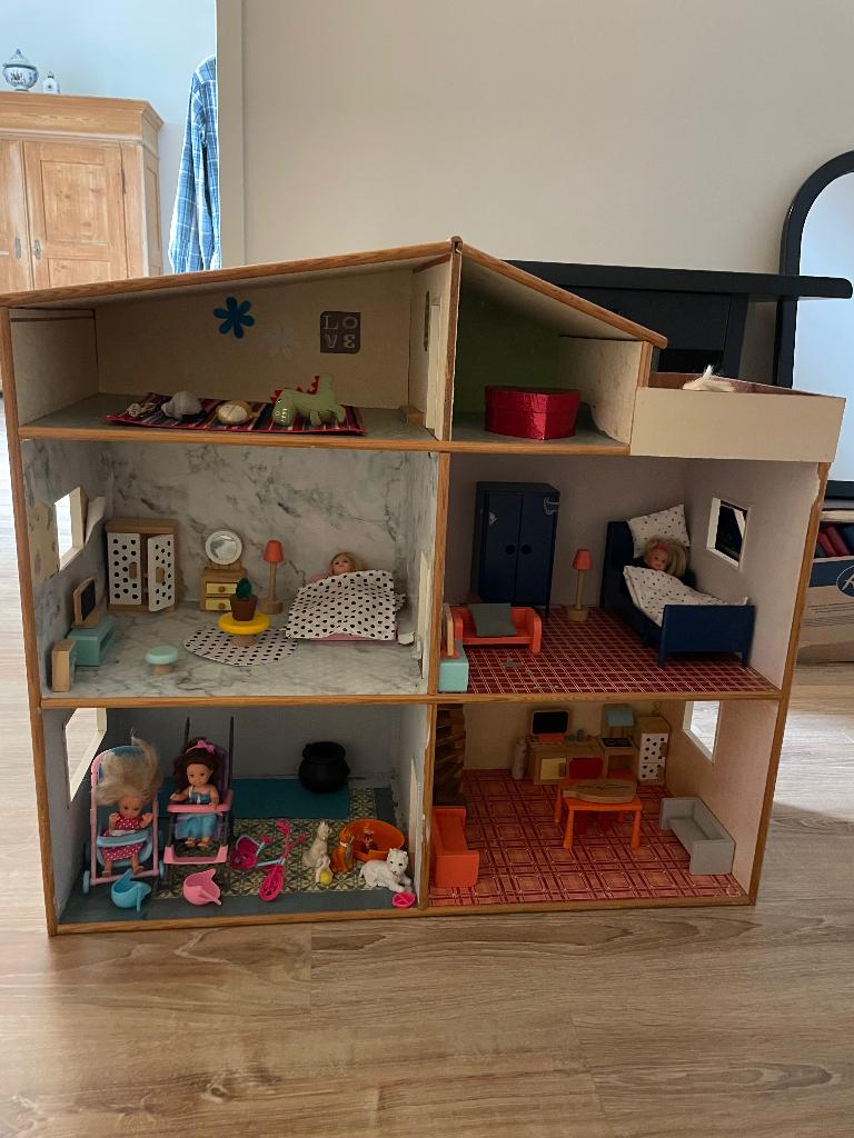 Poppenhuis, Ophalen, Gebruikt, Poppenhuis