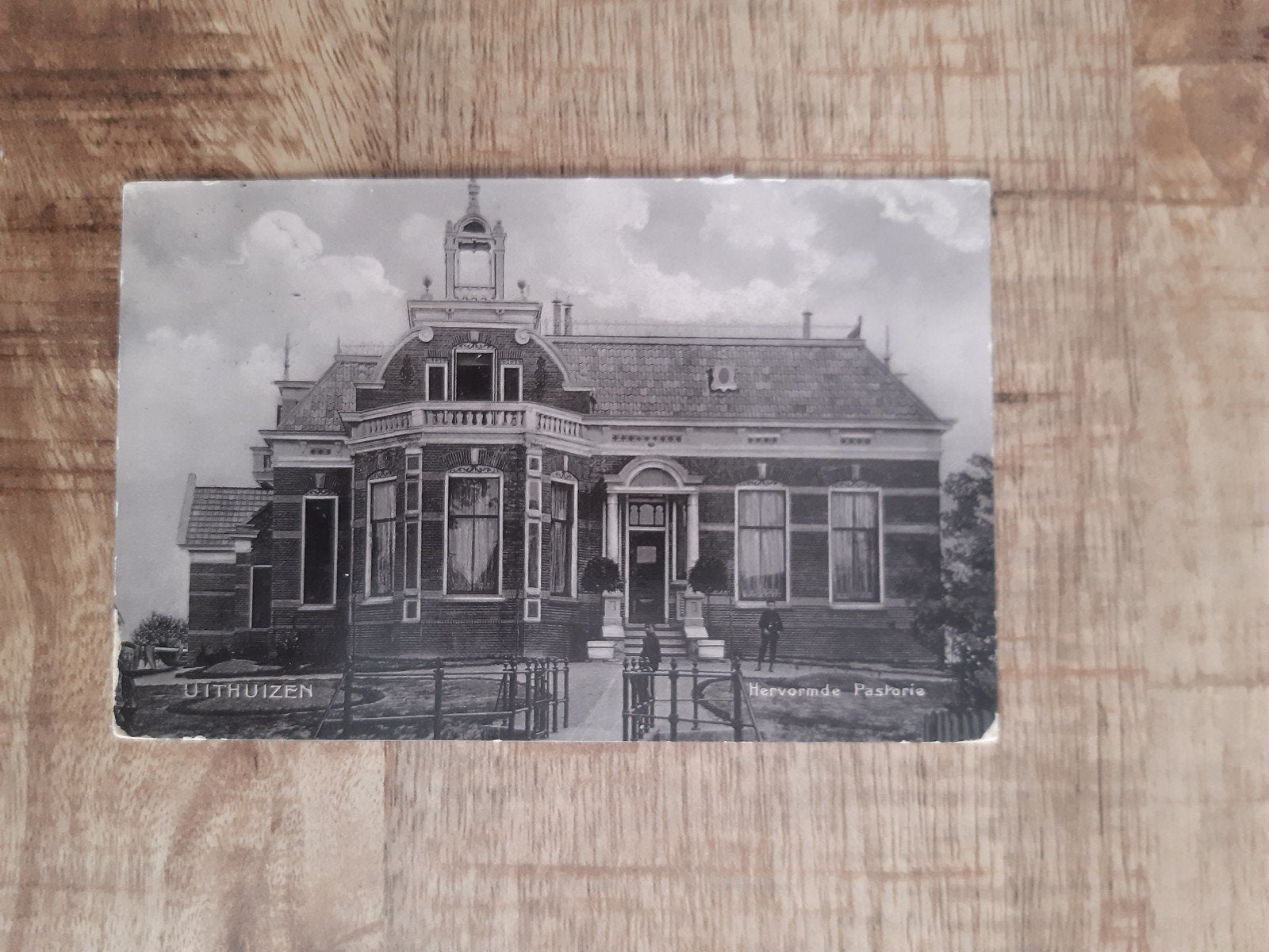 Fotokaart Uithuizen Hervormde Pastorie 1906, Ophalen of Verzenden