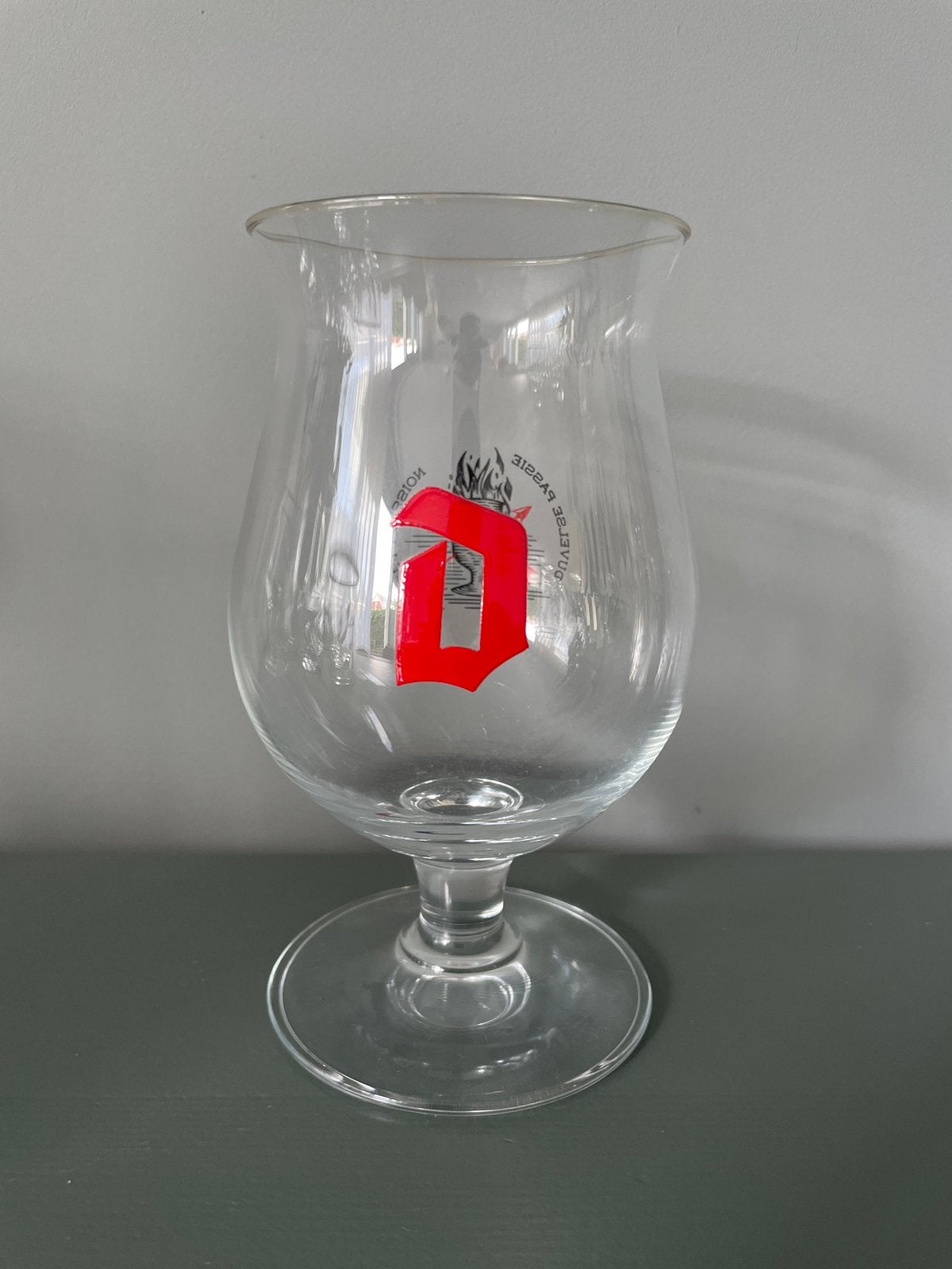 Duvel glas - L'art de la passion, Ophalen of Verzenden, Zo goed als nieuw, Glas of Glazen, Duvel