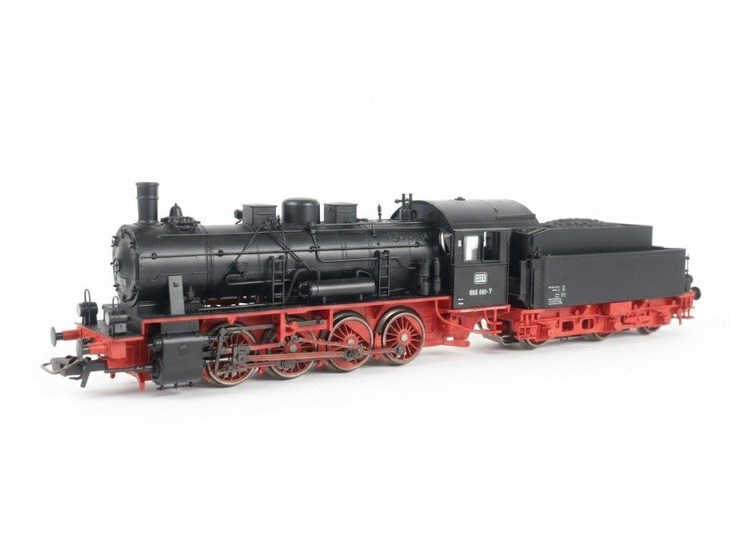 Märklin 37554 – Stoomlocomotief BR 55 (DB) – Digitaal, Wisselstroom, Locomotief, Ophalen of Verzenden, Zo goed als nieuw