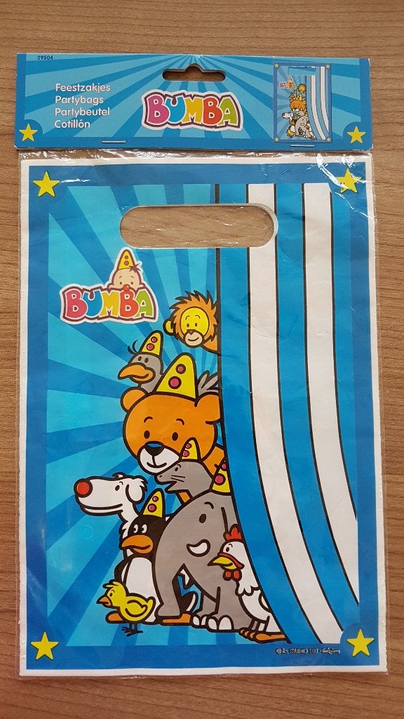 8 Leuke traktatie zakjes van bumba, Hobby en Vrije tijd, Feestartikelen, Ophalen of Verzenden, Nieuw, Feestartikel, Verjaardag
