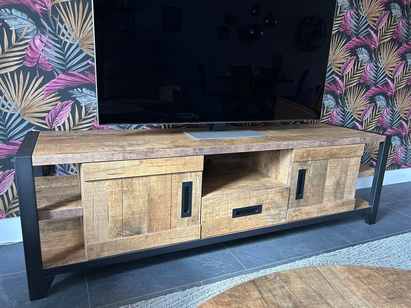 TV meubel, Ophalen, Zo goed als nieuw, 25 tot 50 cm, Minder dan 100 cm