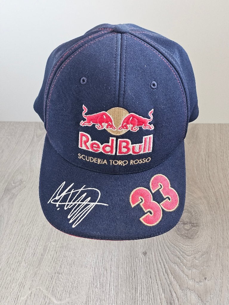 Toro Rosso Max Verstappen Cap, blauw, gedragen. Zeldzaam., Ophalen of Verzenden, Gebruikt, Formule 1