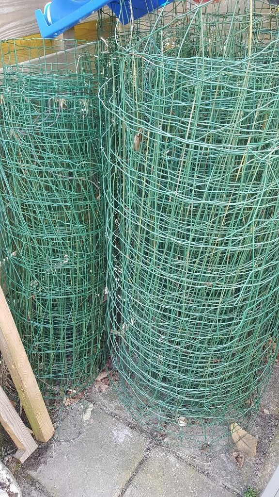 Tuin gaas groen, Tuin en Terras, Gaas en Draad, Ophalen, Gebruikt, 20 meter of meer