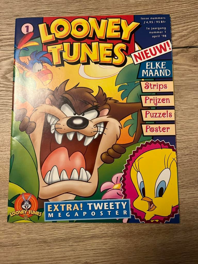 Looney Tunes Stripboek - Nummer 1 (April '98), Eén stripboek, Ophalen of Verzenden, Gelezen
