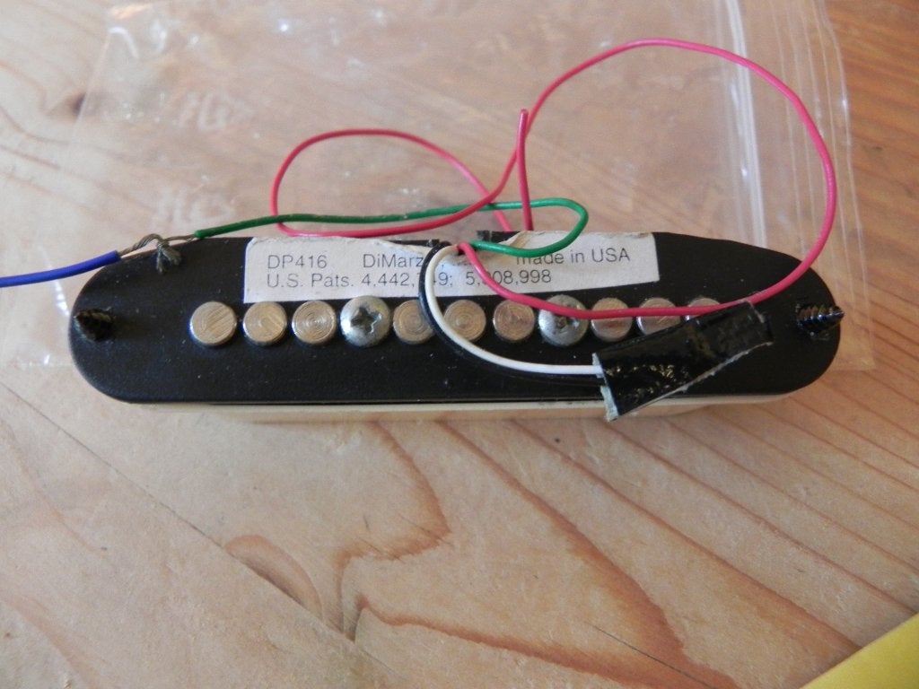 Dimarzio Area 61 dp416 single coil, Ophalen of Verzenden, Drums of Percussie