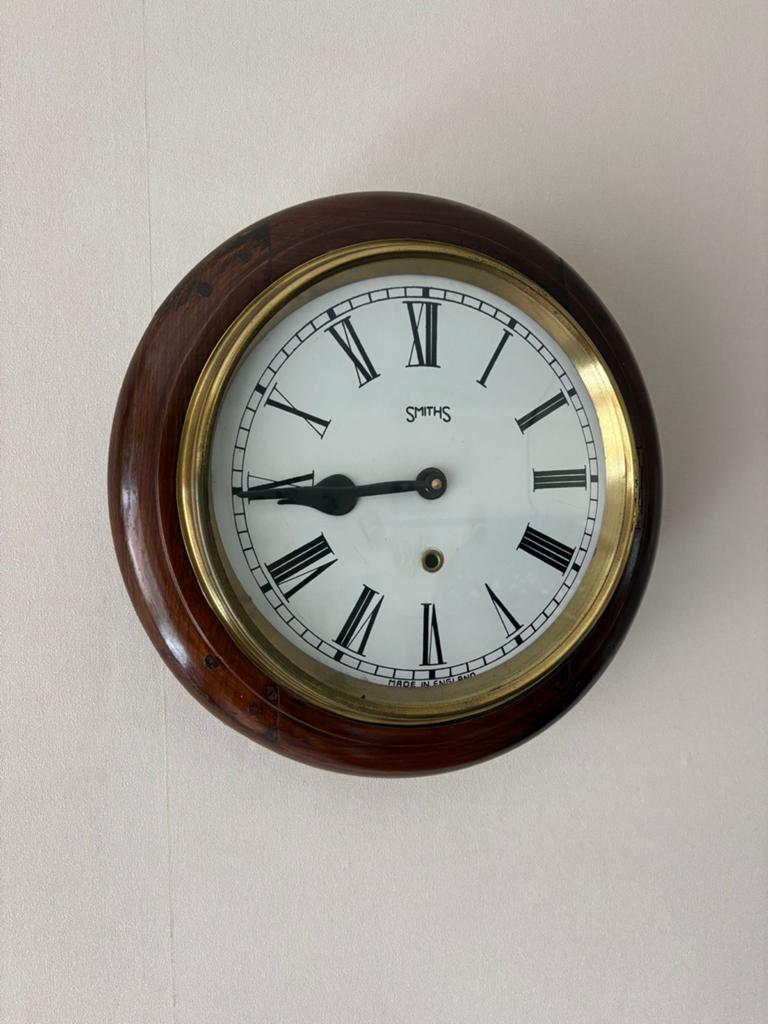 Klassieke Smiths wandklok - Batterij aangedreven, Huis en Inrichting, Ophalen, Zo goed als nieuw, Wandklok