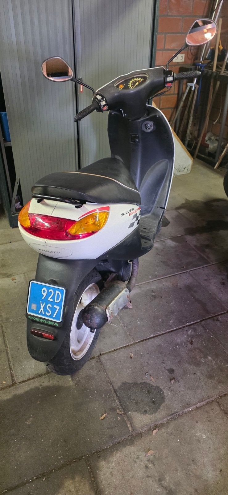 Uniek! Peugeot Vivacity Silversport wit 2T orgineel!, Fietsen en Brommers, Scooters | Peugeot, Ophalen, Tweetakt, Gebruikt, Vivacity