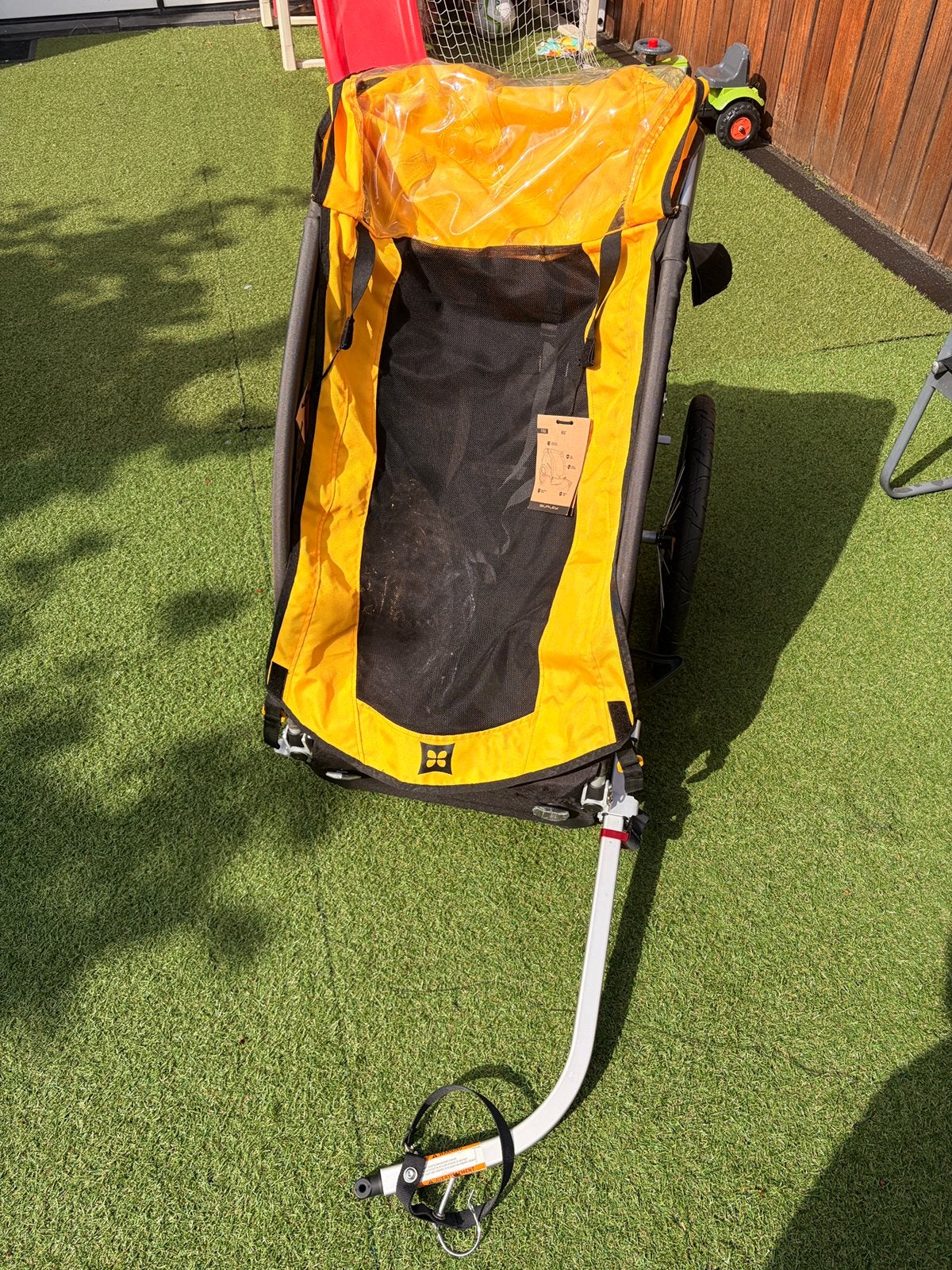 Burley Bee Single Fietskar 1-Kind - Zo goed als nieuw!, Ophalen, Opvouwbaar, 80 kg of meer, Burley