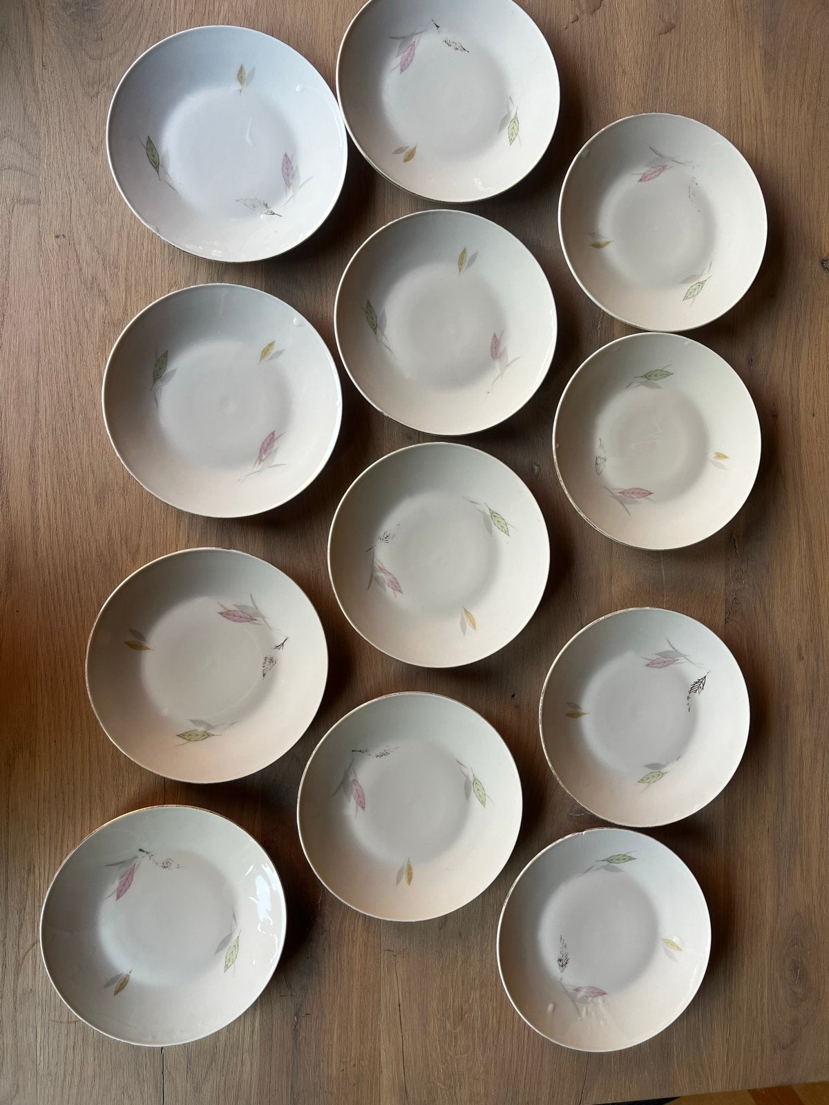 Spenzo Saskia 60 borden - Vintage servies van oma, Ophalen of Verzenden