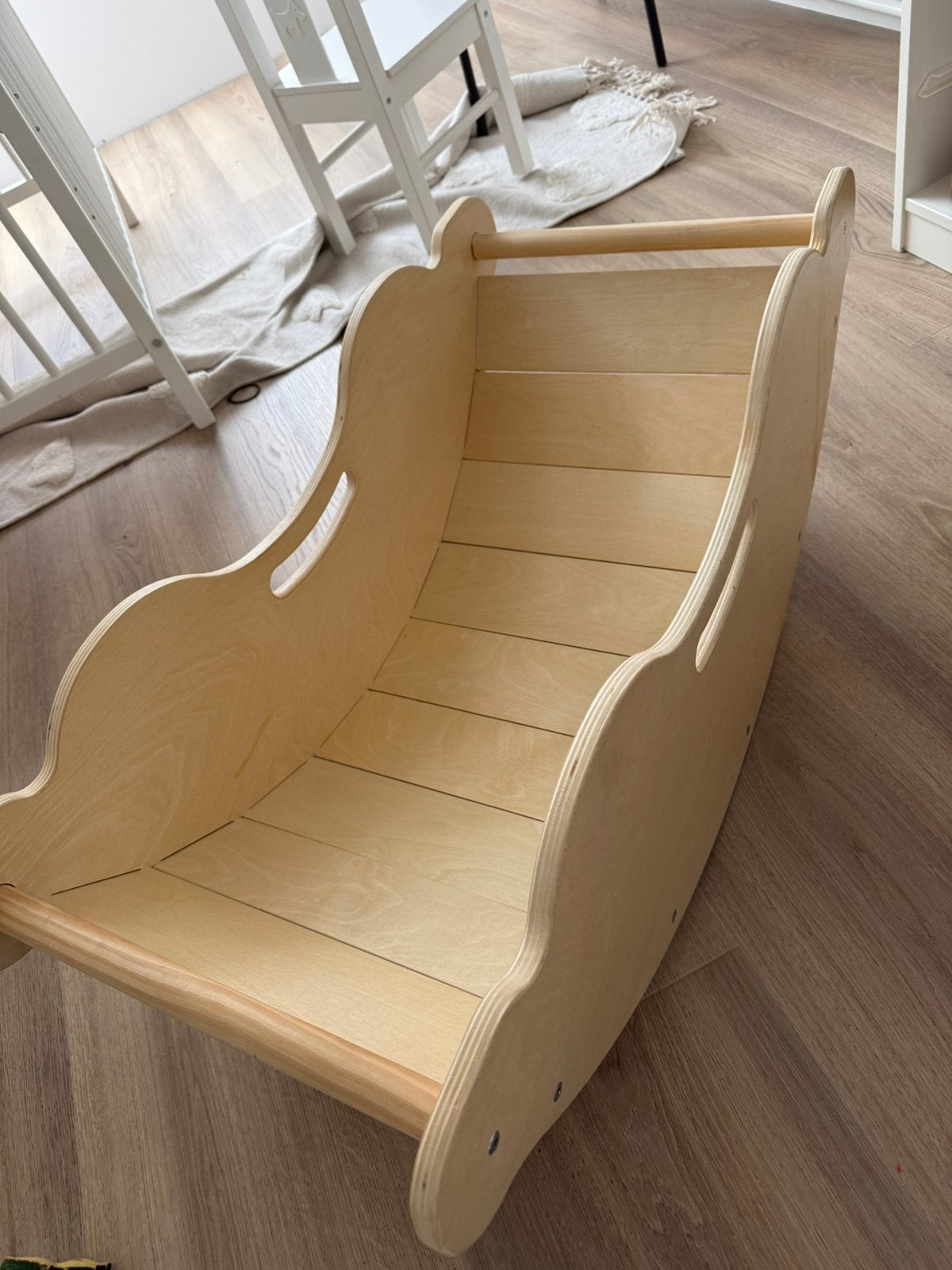 Houten Montessori-schommelboog, Ophalen, Gebruikt, Hout