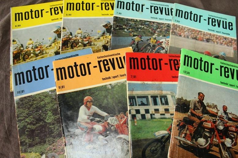 Motor Revue  bladen 1980 1981 CZ Skoda Jawa etc. tschecho, Ophalen of Verzenden, Gelezen