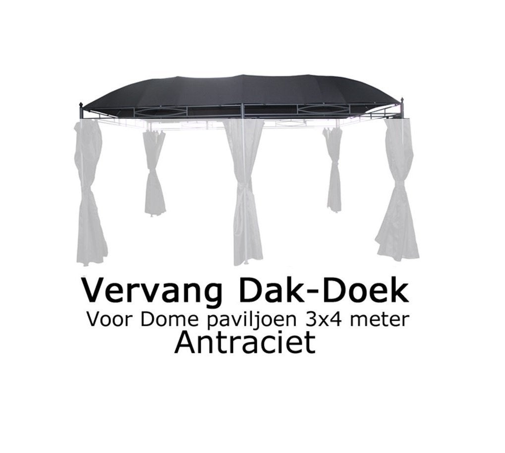 Laatste Kans! Uitverkoop! Dakdoek Antraciet – Dome 3x4m, De Amert 152 5462GH Veghel, Grizzly Outdoor, Minder dan 4 meter, Nieuw