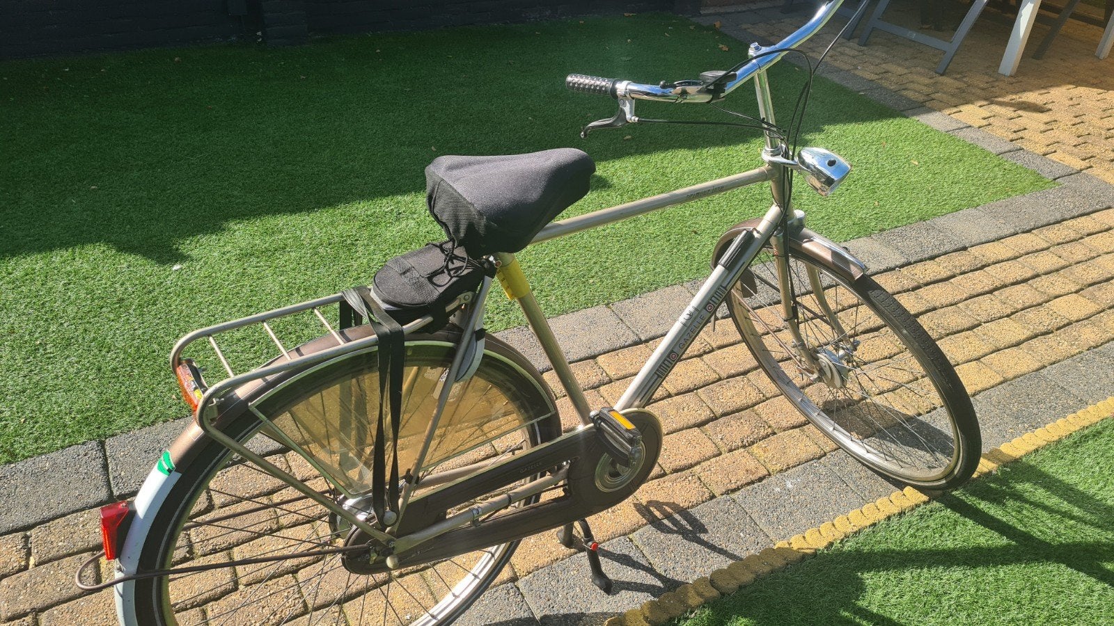 Degelijke Gazelle herenfiets met goede banden en remmen, Ophalen