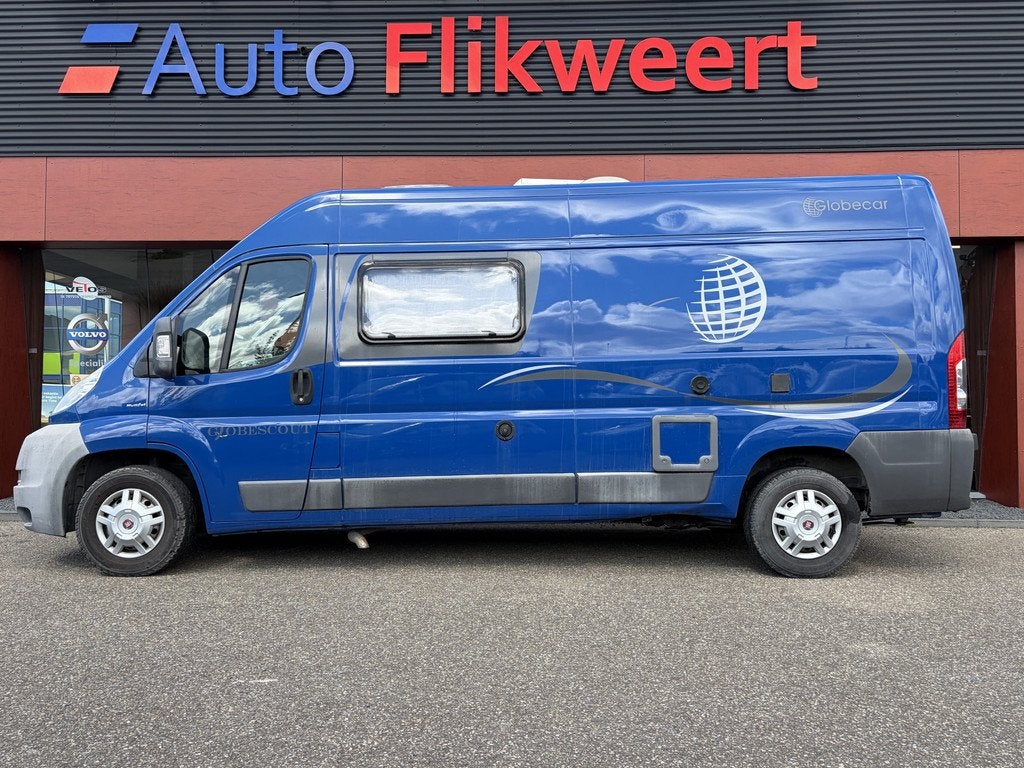 Fiat DUCATO DETHLEFFS GLOBECAR GLOBESCOUT 2.2 JTD BUSCAMPER, Buscamper of Camperbus, Bedrijf, Navigatie, Luifel