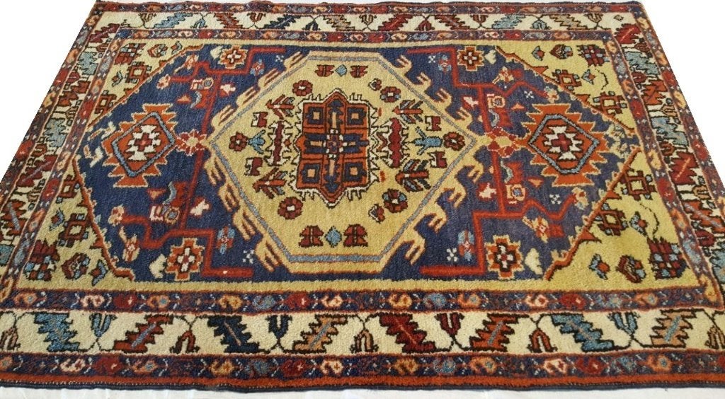 Vintage Hamadan Perzisch tapijten 155x109/Kleden/Kelim/Kilim, Ophalen of Verzenden