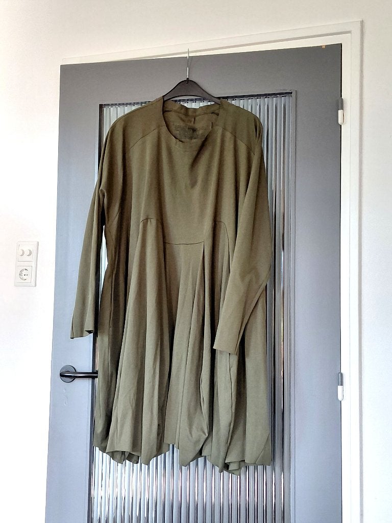 Nieuw Rundholz BL kaki ballon jurk, feestelijk, oversize., Verzenden, Jurk, Nieuw, Rundholz BL
