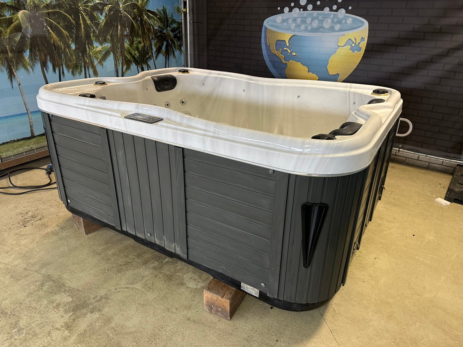 Passion Renew 3 persoons jacuzzi, Tuin en Terras, Bubbelbaden en Hottubs, Ophalen of Verzenden, Zo goed als nieuw, Filter