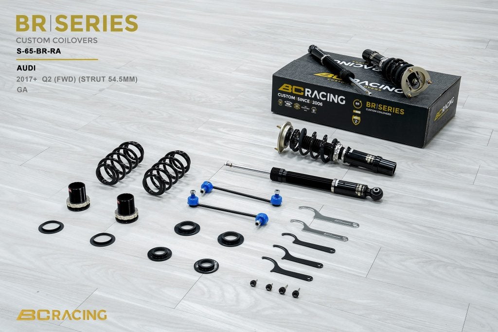 BC Racing BR-RA serie schroefset - Audi Q2 FWD 54.5 17+, Ophalen of Verzenden