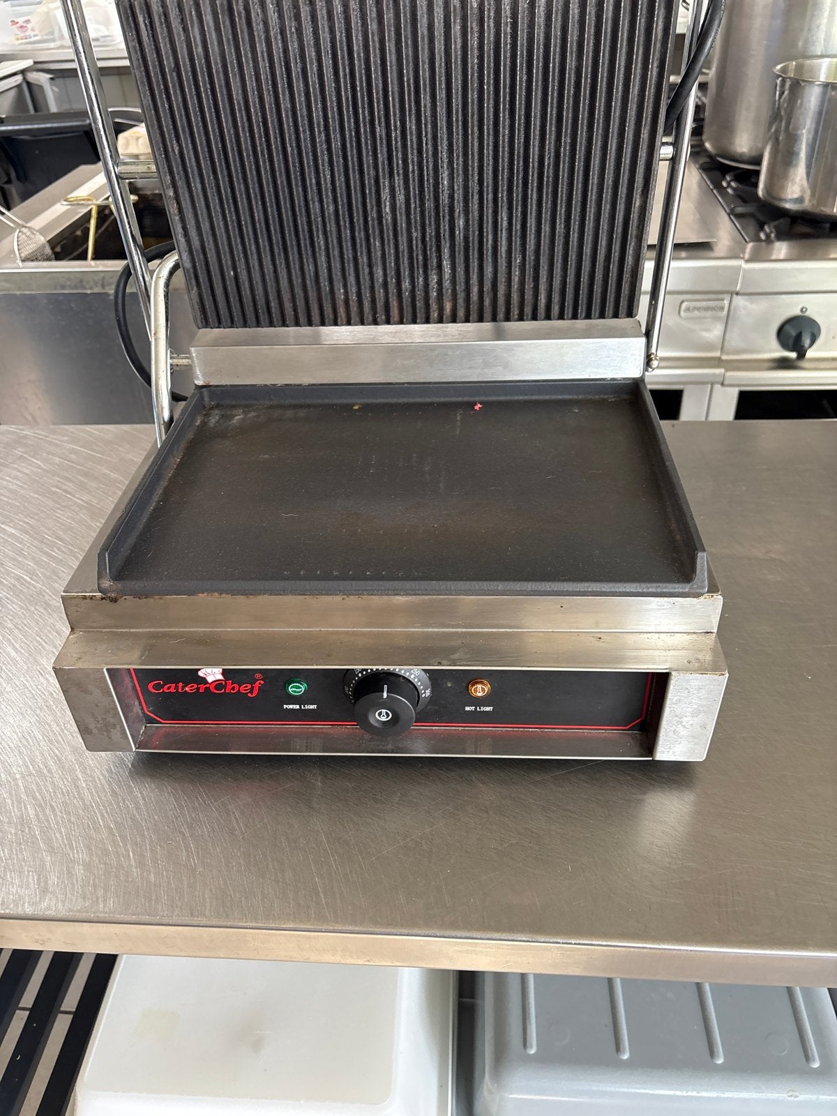 CaterChef Contactgrill GH-811PD - Professionele Grill, Ophalen, Gebruikt, Fornuis, Frituur en Grillen
