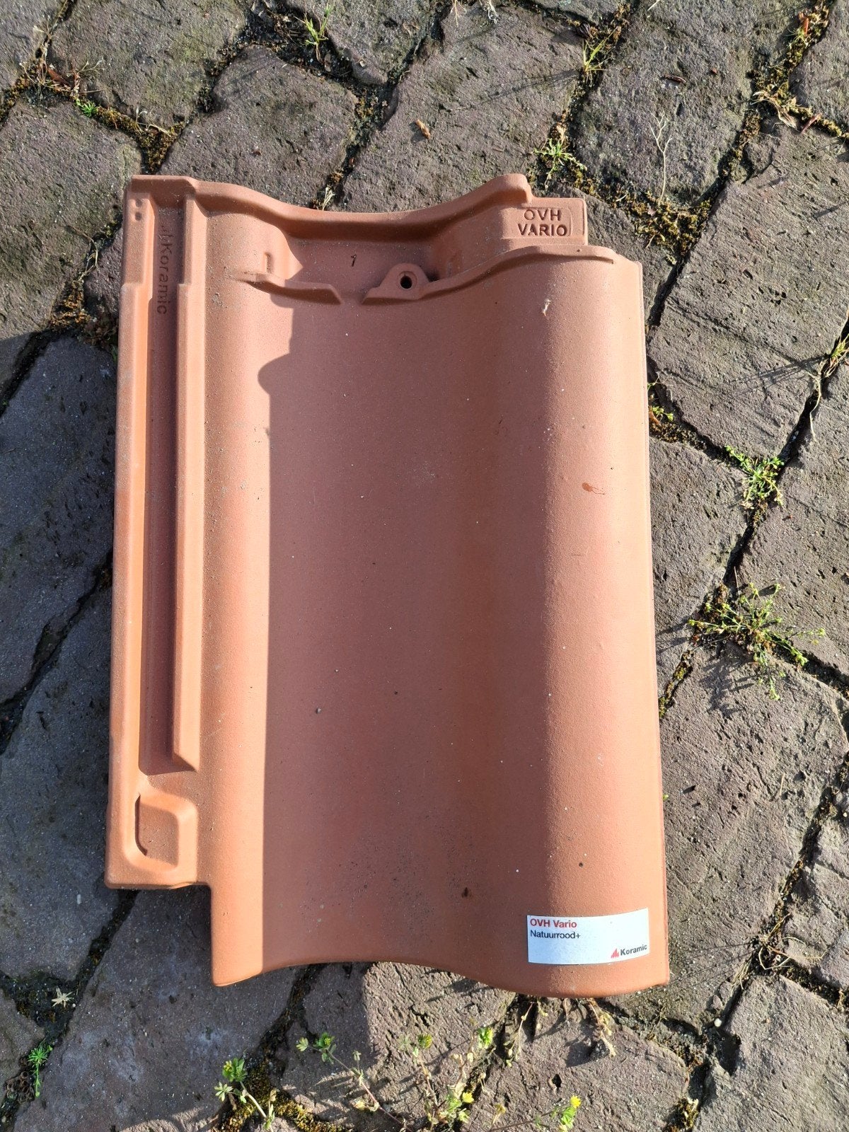 Nieuwe dakpannen Vario kleur natuurrood+ merk Koramic, Ophalen, Gebruikt, Steen of Klei, 15 m² of meer