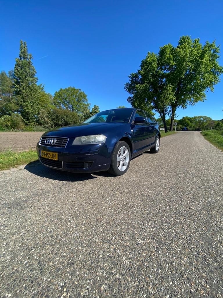 Audi A3 2.0 110KW 3D 2005 Blauw, Auto's, Audi, Voorwielaandrijving, 4 cilinders, 1984 cc, Blauw