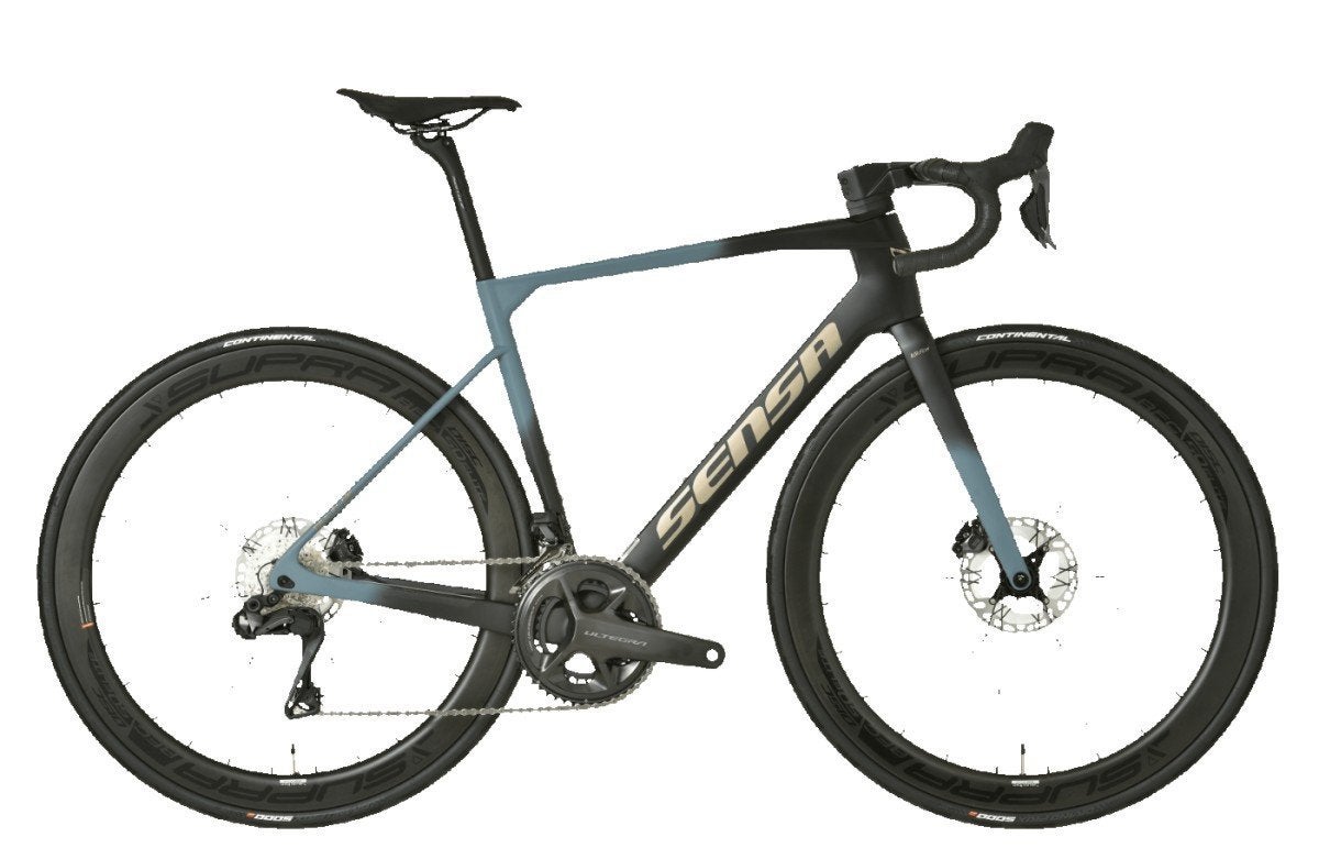 Sensa Giulia GF Lead-on-Black LTD Ultegra Di2 55cm Grijs, -, -, Nieuw, -