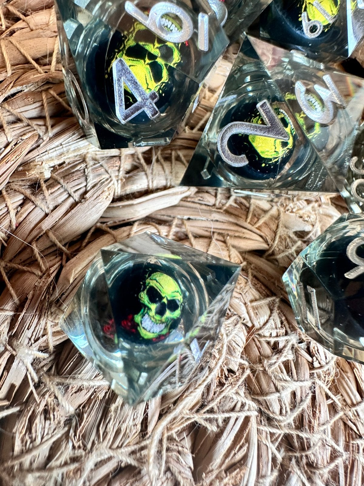DND dice / dooshoofd / Dobbelstenen / D&D / RPG / nieuw, Hobby en Vrije tijd, Wargaming, Ophalen of Verzenden, Nieuw, Overige soorten